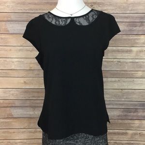 LAST CHANCE Loft lace Peter Pan collar top